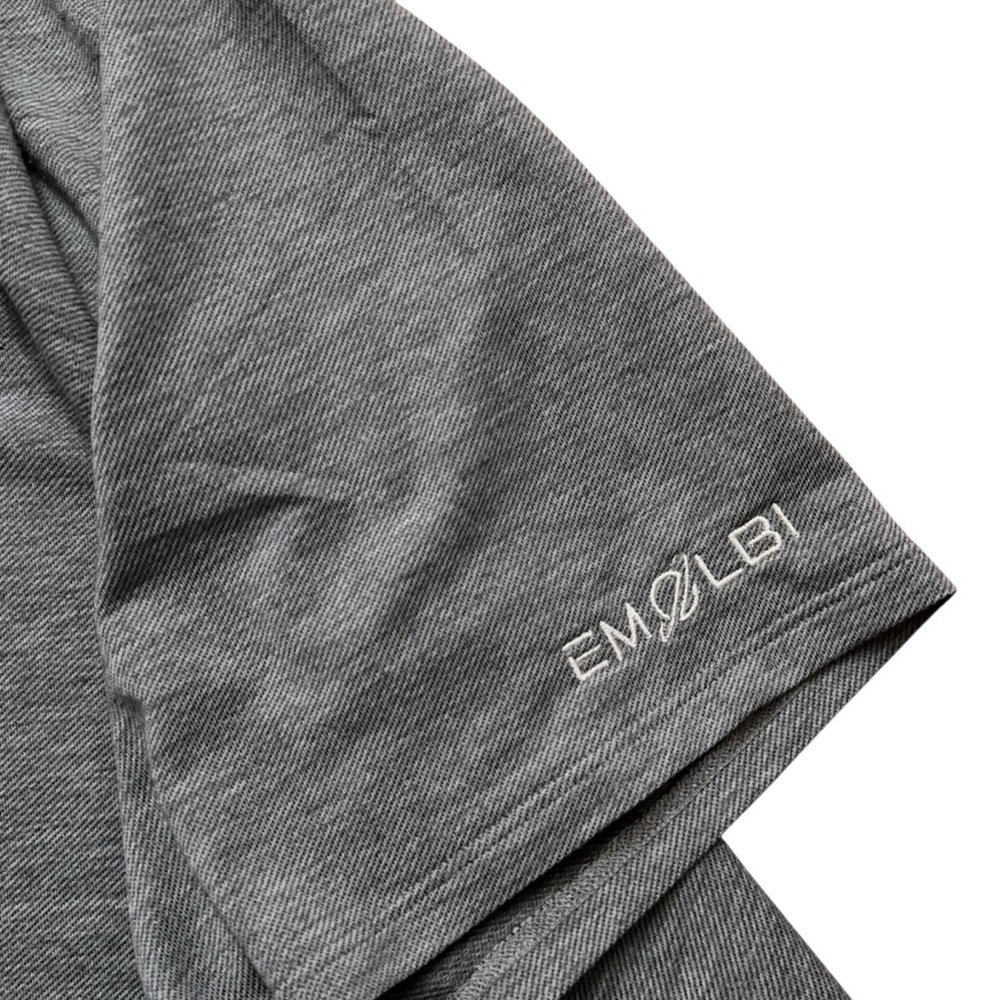 Vuori Knit Twill Polo Shirt Mens Size 2XL Short Sleeve Performance Stretch Gray - Picture 5 of 5
